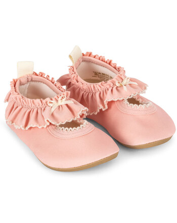 Konges Sløjd Badeschuhe mit Rüschen - Powder Pink 🎀