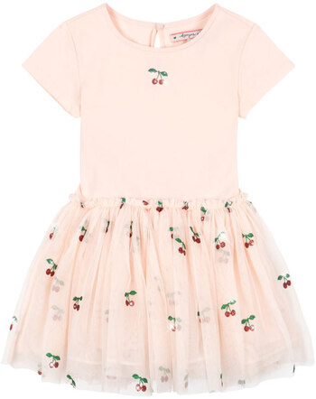 Konges Sløjd Ballerina-Kleid mit Tüll & Glitzerkirschen - Cherry Glitter