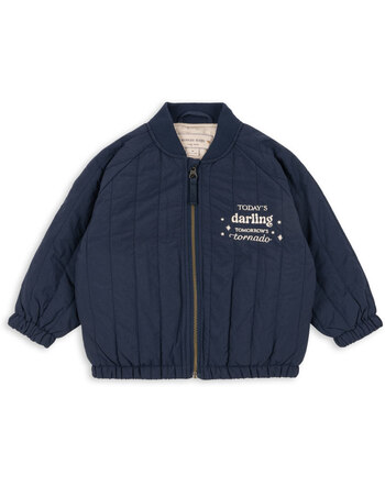 Konges Sløjd Bomber-Jacke 'Juno' mit Spruch - Total Eclipse