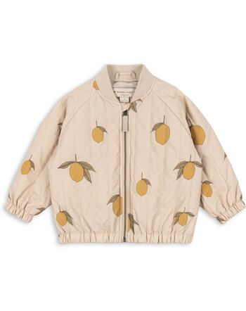 Konges Sløjd Bomberjacke 'Juno' mit Zitronenprint - Mon Grand Citron 🍋
