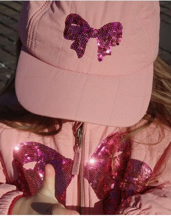 Konges Sløjd Cap mit Pailetten-Schleife - Rosette 🎀