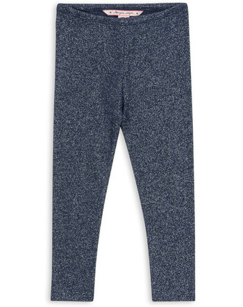 Konges Sløjd Glitzer-Leggings aus Baumwollmischung - Mood Indigo ✨