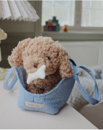 Konges Sløjd Hunde-Welpe LULU PUPPY mit Bettchen - Multi