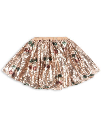 Konges Sløjd Pailetten-Rock 'Starla' mit Kirschen - Ma Grande Cerise 🍒