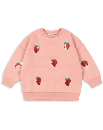Konges Sløjd Pullover 'Lou' aus Bio-Baumwolle - Mellow Rose ✨ 🍓
