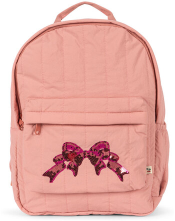 Konges Sløjd Rucksack 'Juno' mit Glitzer-Schleife mittlere Größe - Rosette