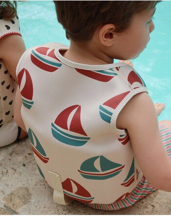 Konges Sløjd Schwimmweste 'Ellis' mit Segelboot-Design - Ahoy ⛵