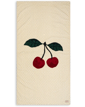 Konges Sløjd Strand-Handtuch mit Kirschenprint aus Baumwolle 70 x 131 cm - Estate Dot 🍒