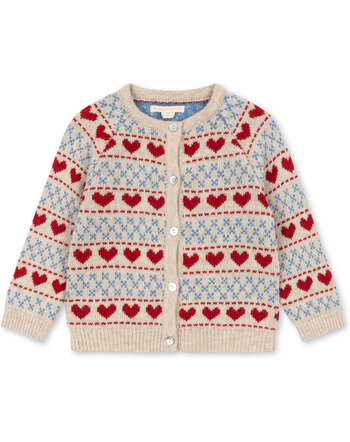 Konges Sløjd Strickjacke 'Belou' aus Wollmischung - Heart