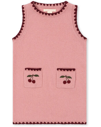 Konges Sløjd Strickkleid 'Collette' aus 100 % Wolle - Pale Blush 🍒