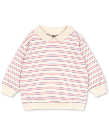 Konges Sløjd Sweatshrirt 'Spotty' aus Biobaumwollmischung - Lolly Stripe