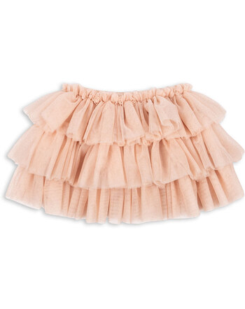 Konges Sløjd Tüll-Rock 'Fay' mit mehreren Lagen - Pale Blush