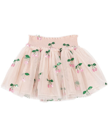 Konges Sløjd Tüll-Rock 'Tullie' mit Kirschen - Ma Grande Cerise Pink Glitter 