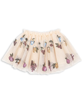 Konges Sløjd Tüll-Rock 'Yvonne' mit Glitzer-Früchten - Vitamins