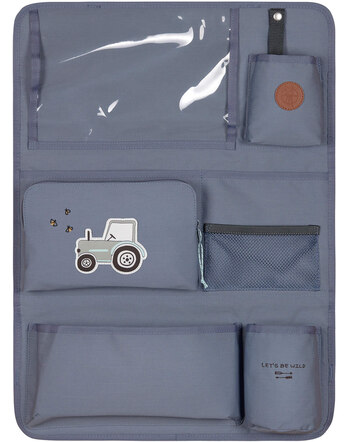 Lässig Auto-Organizer mit Traktor ADVENTURE - Blue