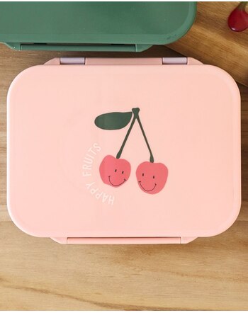 Lässig Bento-Lunchbox 'Happy Fruits Cherry' - Lilac