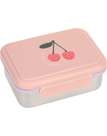 Lässig Edelstahl-Lunchbox 'Happy Fruits Cherry' - Lilac