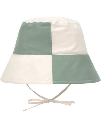 Lässig Fischerhut mit UV-Schutz UPF 80 - Checkerboard Green/Sea Salt