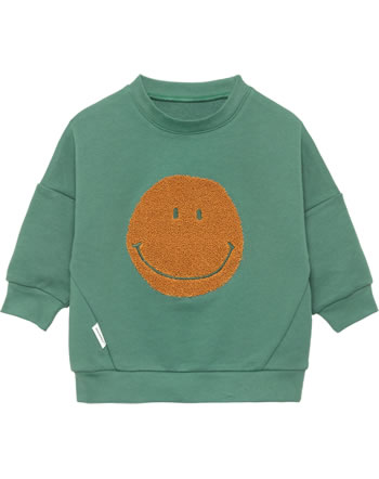 Lässig Kids Sweater GOTS Smile ocean green