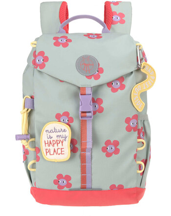Lässig Mini-Outdoor-Rucksack 'Happy Trails' mit Blumen-Print 9 Liter - Flower
