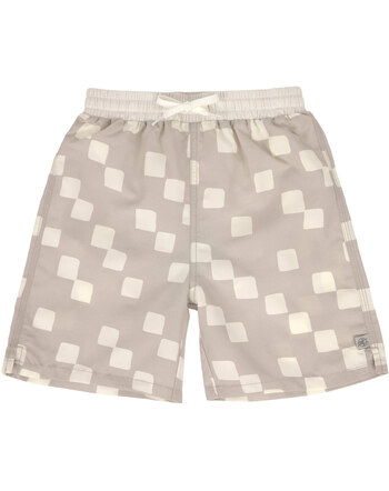 Lässig UV-Badehose/-shorts mit UV-Schutz UPF 60 - Checkerboard Stone/Sea Salt