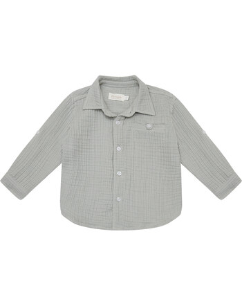 Leevje Musselin-Hemd aus 100% Bio-Baumwolle - Soft Green