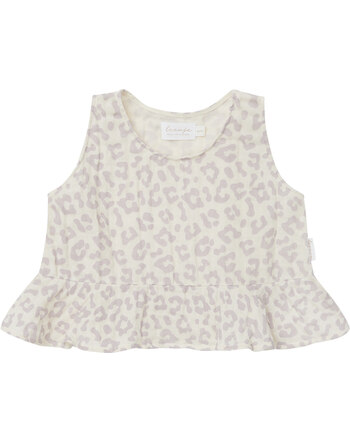 Leevje Musselin-Top aus 100 % Bio-Baumwolle - Lila Leo