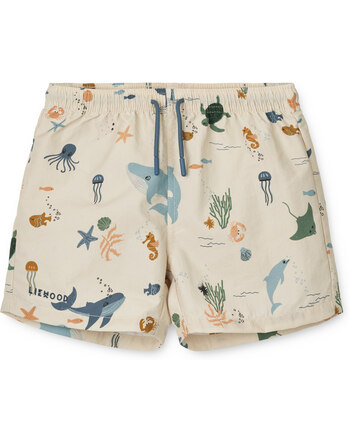 Liewood Badeshorts mit 40+ LSF - Sea Creature / Sandy