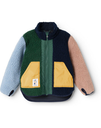 Liewood Fleecejacke 'Noam' mit Stehkragen - Garden Green Multi Mix