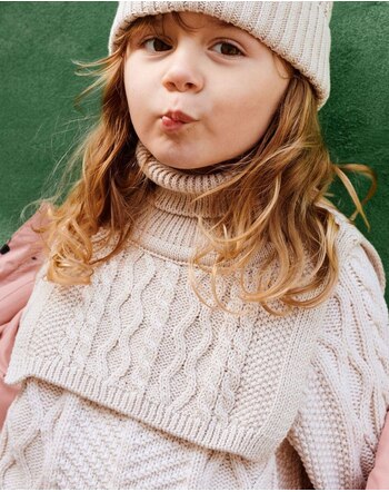 Liewood Halswärmer 'Meack' aus Bio-Baumwolle - Sandy