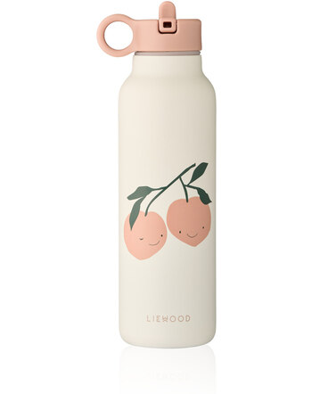 Liewood Thermo-Flasche 500ml aus 100% Edelstahl mit Pop-Up-Verschluss FALK - Peach Me / Sea Shell