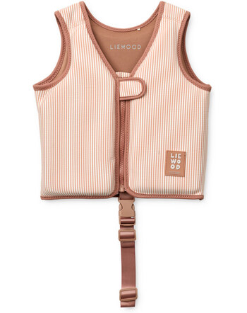 Liewood Kinder-Schwimmweste mit Streifen - Y/D Stripe Pale Tuscany/Creme De La Creme