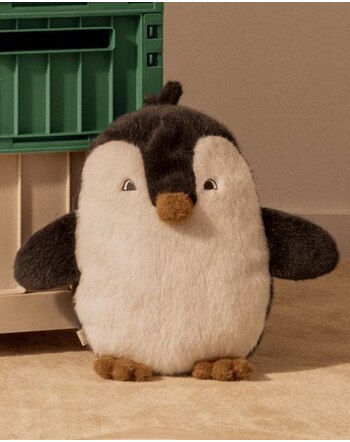 Liewood Kuscheltier 'Berto Pinguin' - Sandy/Dark Grey