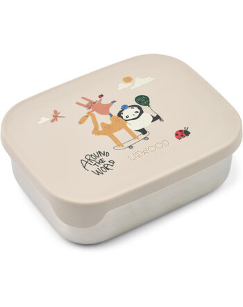 Liewood Lunchbox ARTHUR - Around The World / Sandy