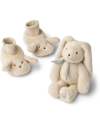 Liewood Plüsch-Geschenkset 'Basim Kaninchen' - Mist 🐇