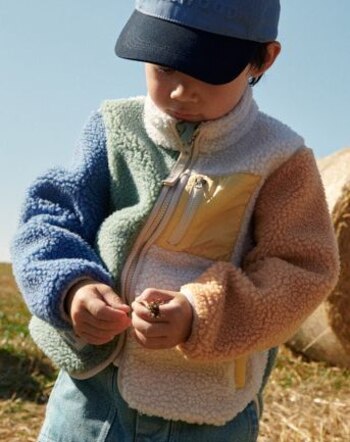 Liewood Teddy-Jacke NOLAN für Kids - Peppermint Multi Mix