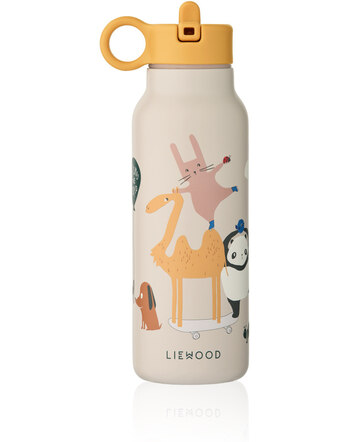 Liewood Thermo-Flasche FALK 350ml - Around The World / Sandy