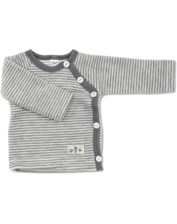 Lilano Children's shirt long sleeve virgin wool light grey