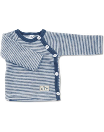 Lilano Children's shirt long sleeve virgin wool blue