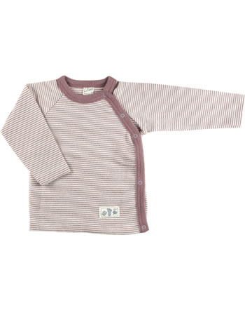 Lilano Children's shirt long sleeve virgin wool/silk mauve