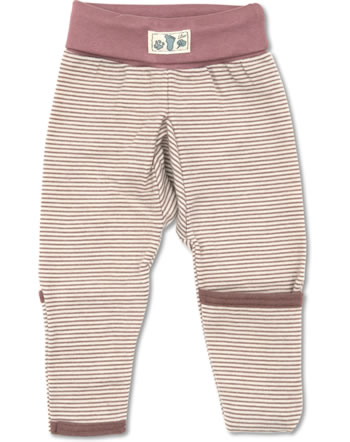 Lilano pants striped wool/silk mauve