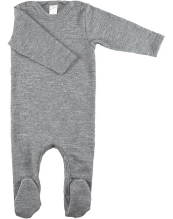 Lilano Bodysuit virgin wool/silk light gray