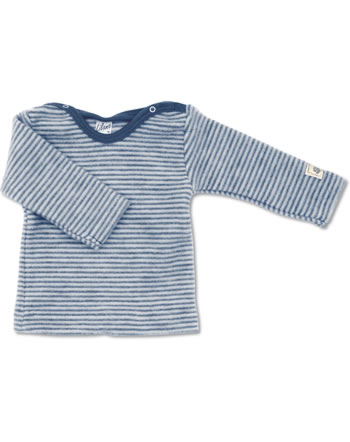 Lilano Children's shirt long sleeve virgin wool marine