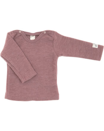 Lilano Enfants shirt/ maillot manches longues laine mauve
