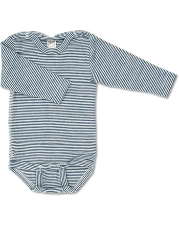 Lilano Body pour bébé laine/soie bleu