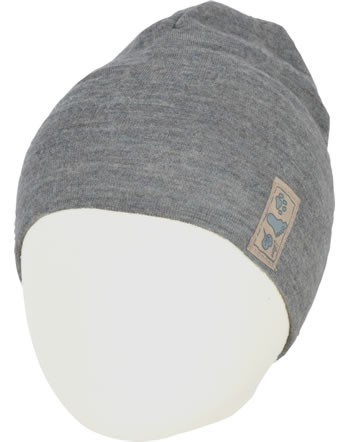 Lilano Hat Beanie wool/silk light grey