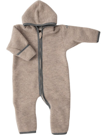 Lilano Overall aus reiner Bio-Schurwolle - Sand