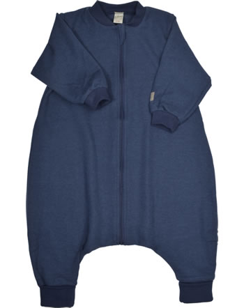 Lilano Sac de couchage bébé laine mérinos-soie bleu