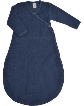 Lilano Sac de couchage bébé laine mérinos bleu