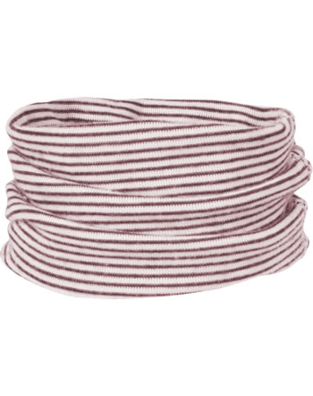 Lilano Loop striped wool/silk berry